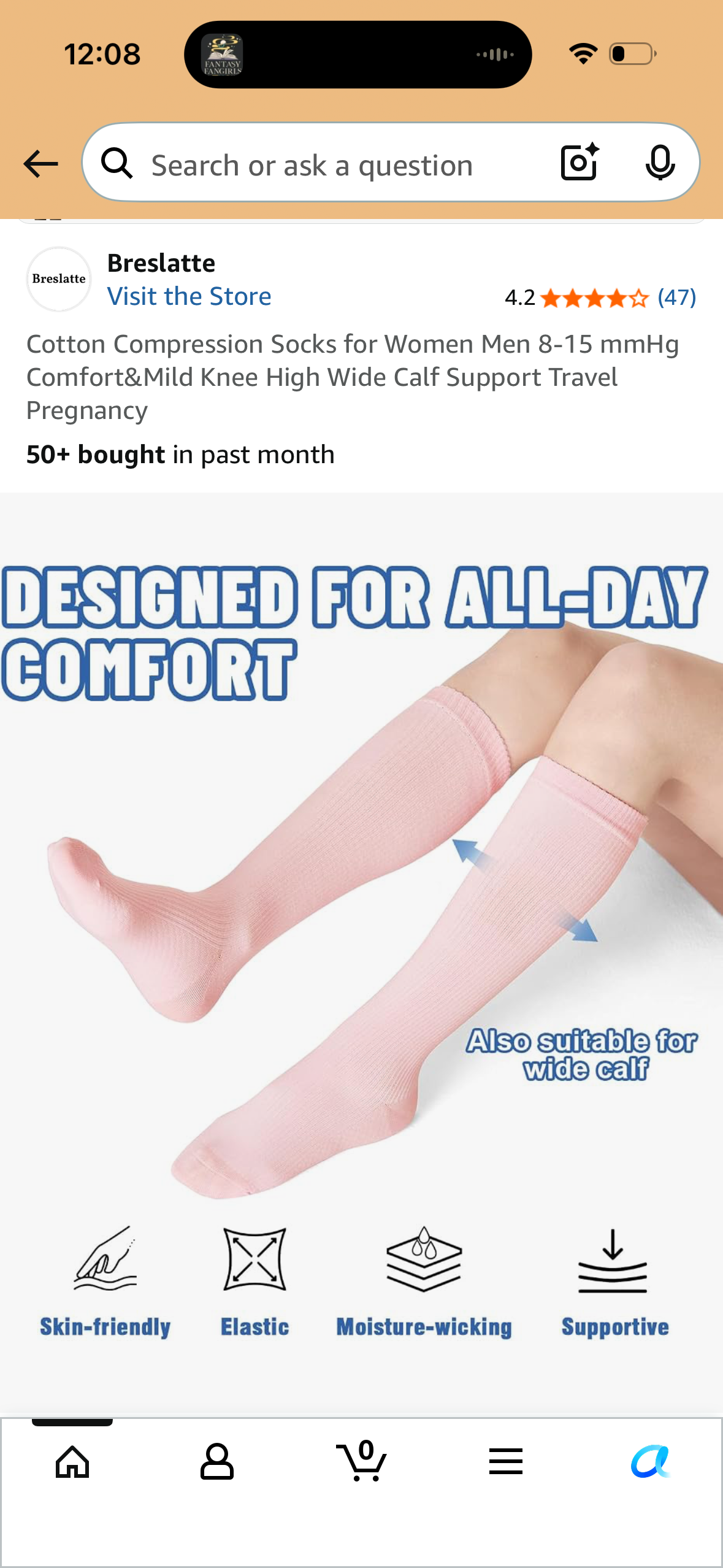 Compression Socks for Women Men 15-20 mmHg Circulation Knee High Athletic Support Socks Running Travel Nurse (Size L/XL)