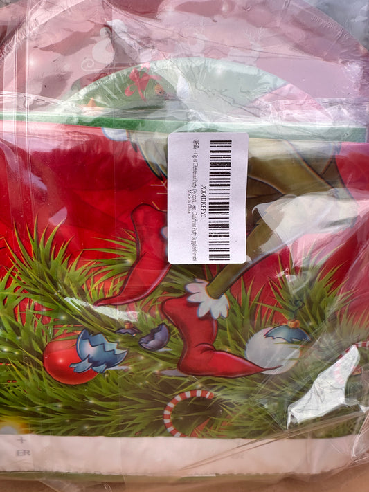 41pcs Christmas Party Decorations Tableware,Include 1pc Tablecover,10pcs 7 Inches Plates, 10pcs 9inches Plates, 20pcs Napkin for Birthday Party Decorations Halloween Christmas Party Supplies Favors