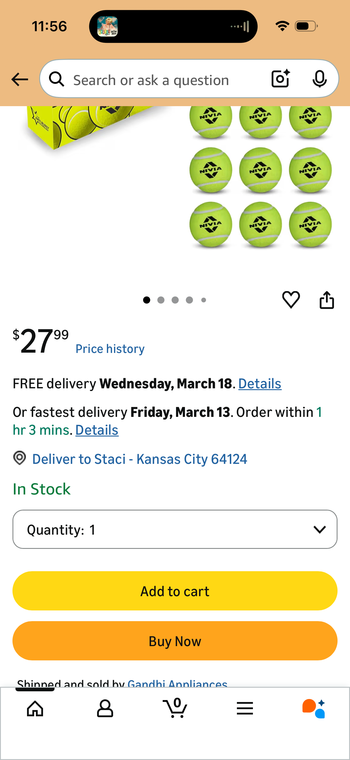 Cricket Tennis Balls (Pack of 12)