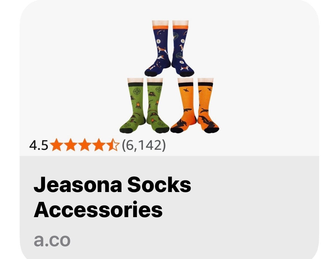 Jeasona Mens Socks Funny Fun Crazy Dress Crew Colorful Gifts for Men