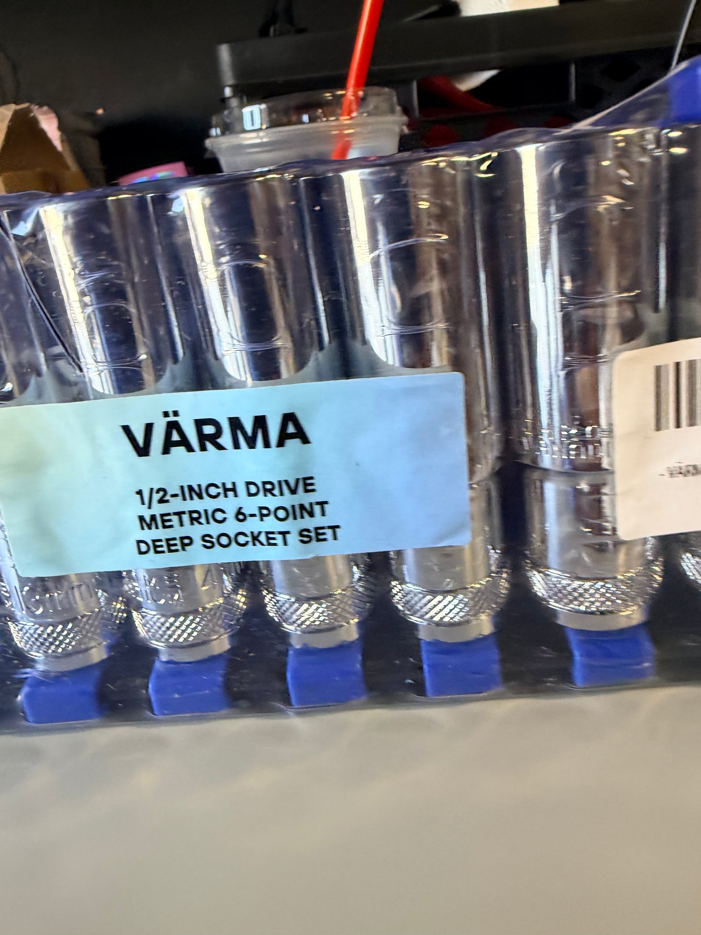 Varma 1/2” Drive Metric 6-Point Deep Socket Set