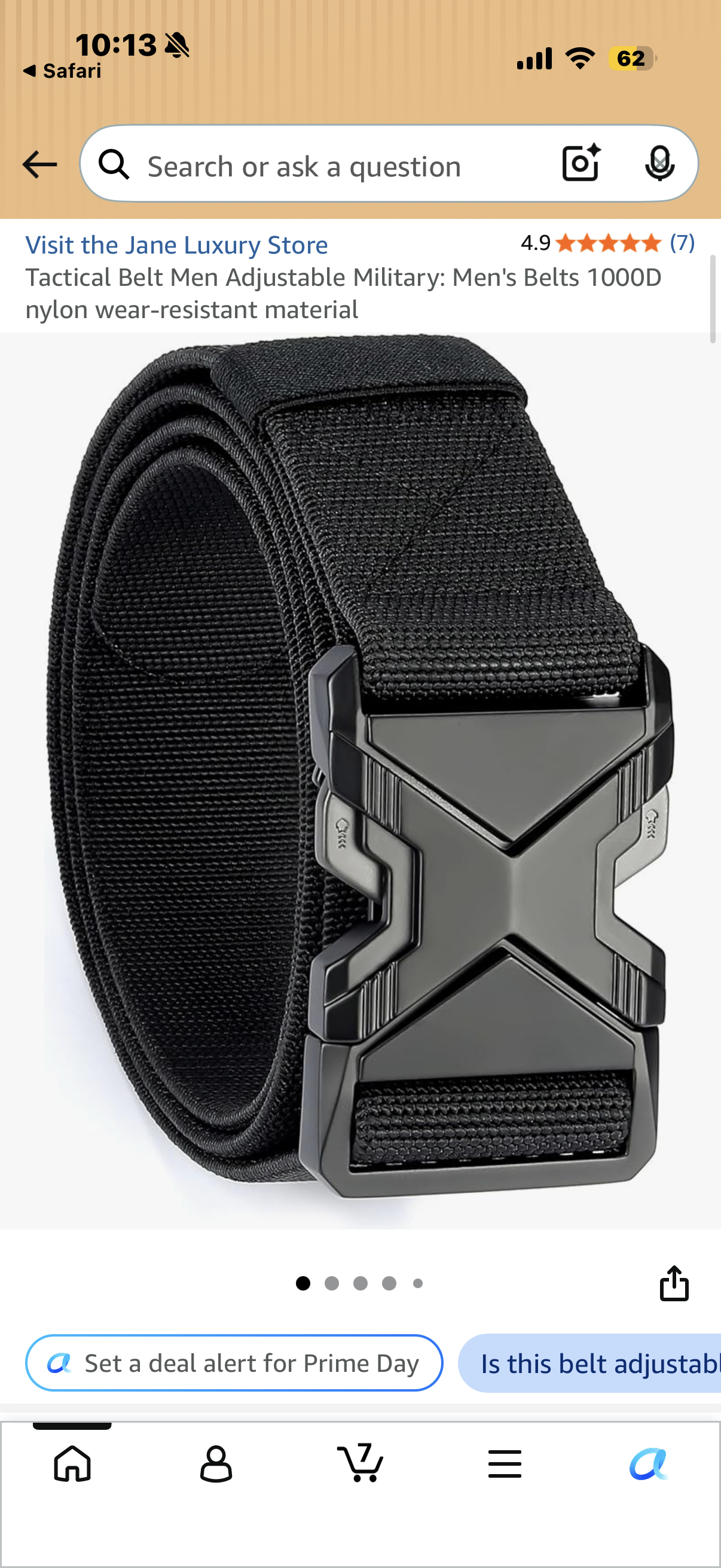 Tactical Belt Men Adjustable Military: Men's Belts 1000D nylon wear-resistant material