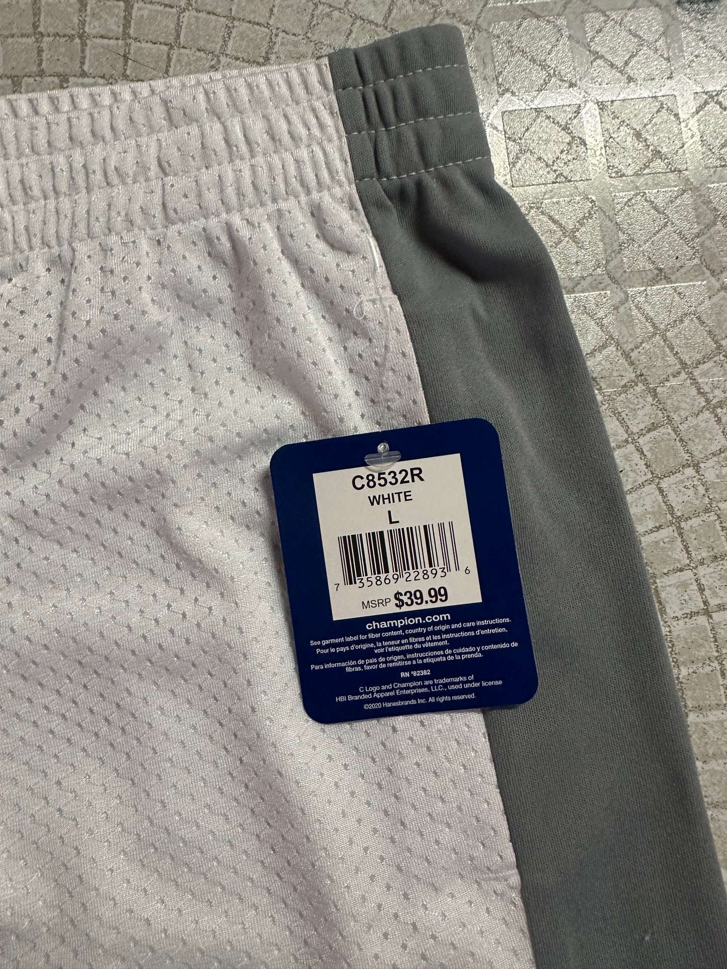 Champion Boys Shorts Athletic Mesh Basketball Shorts for Boys (Size Youth Large)