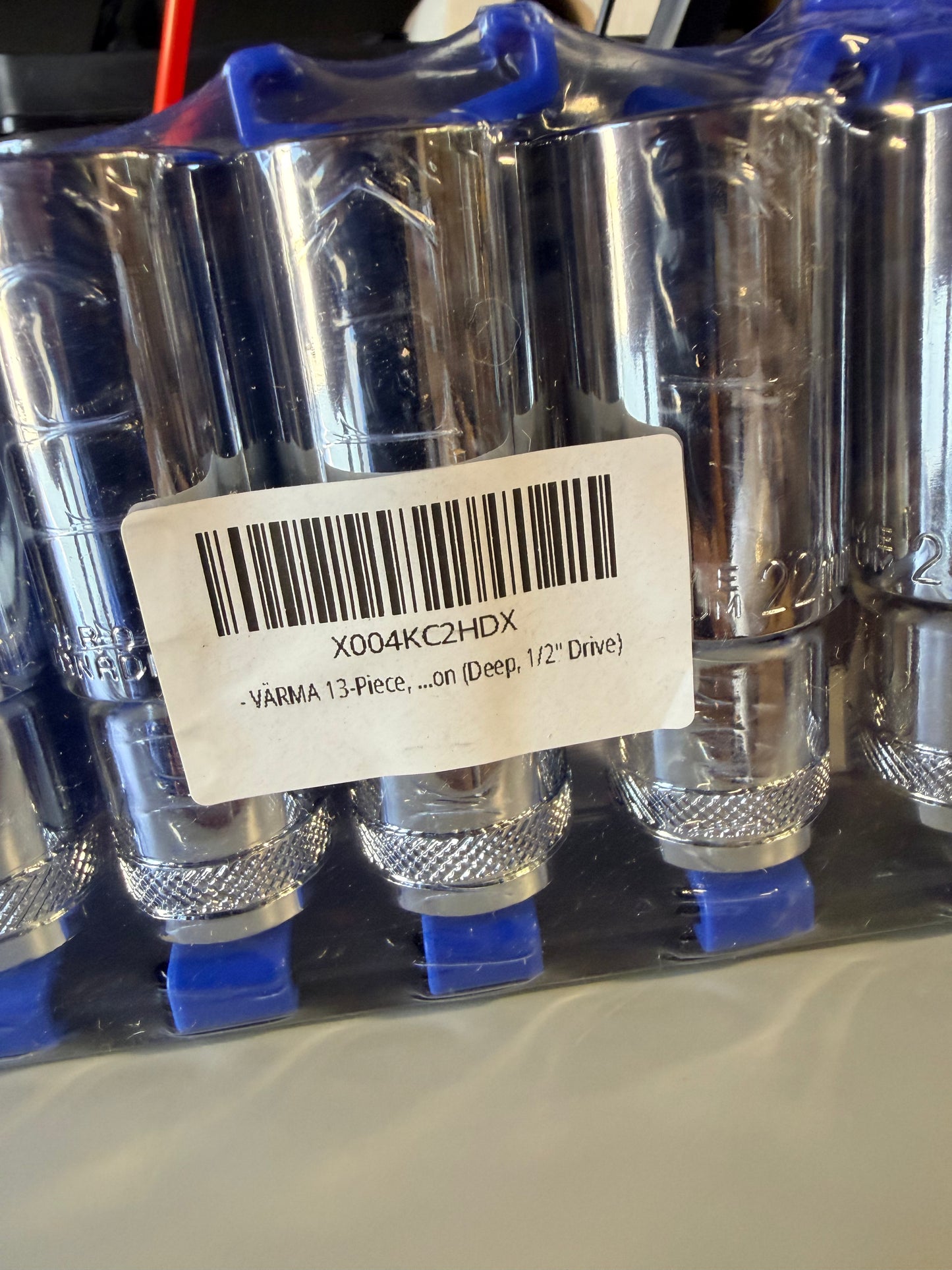 Varma 1/2” Drive Metric 6-Point Deep Socket Set