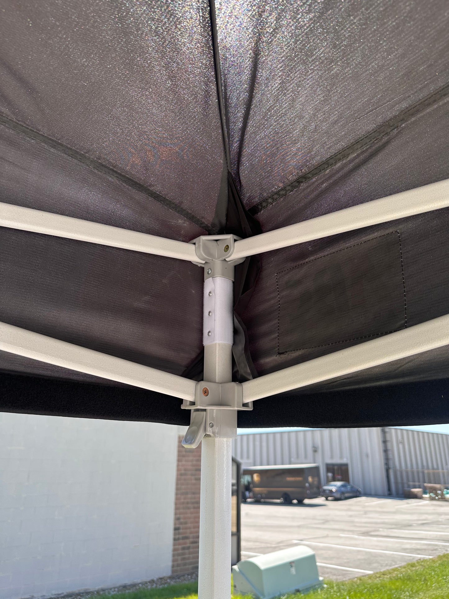 ABCCANOPY Easy Pop Up Canopy Tent with Sidewalls Commercial -Series, Black (CP14)