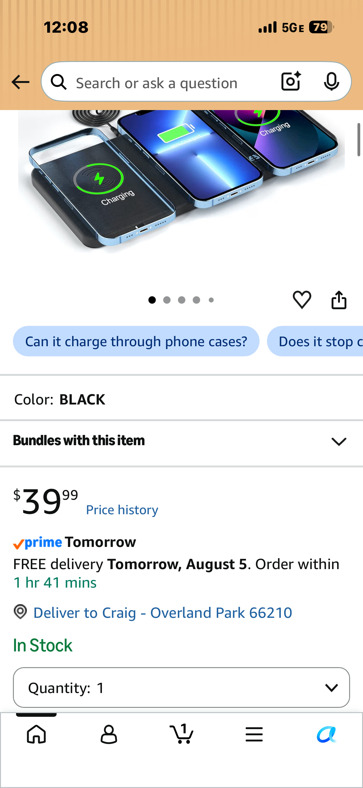 Triple Wireless Charger Pad - 15W Fast Charging Station for Apple iPhone 16/15/14/13/12 Pro/Max/Plus, AirPods, Qi-Certified 3-in-1 Charging Mat for Multiple Devices One-Step Wireless Charging Solution