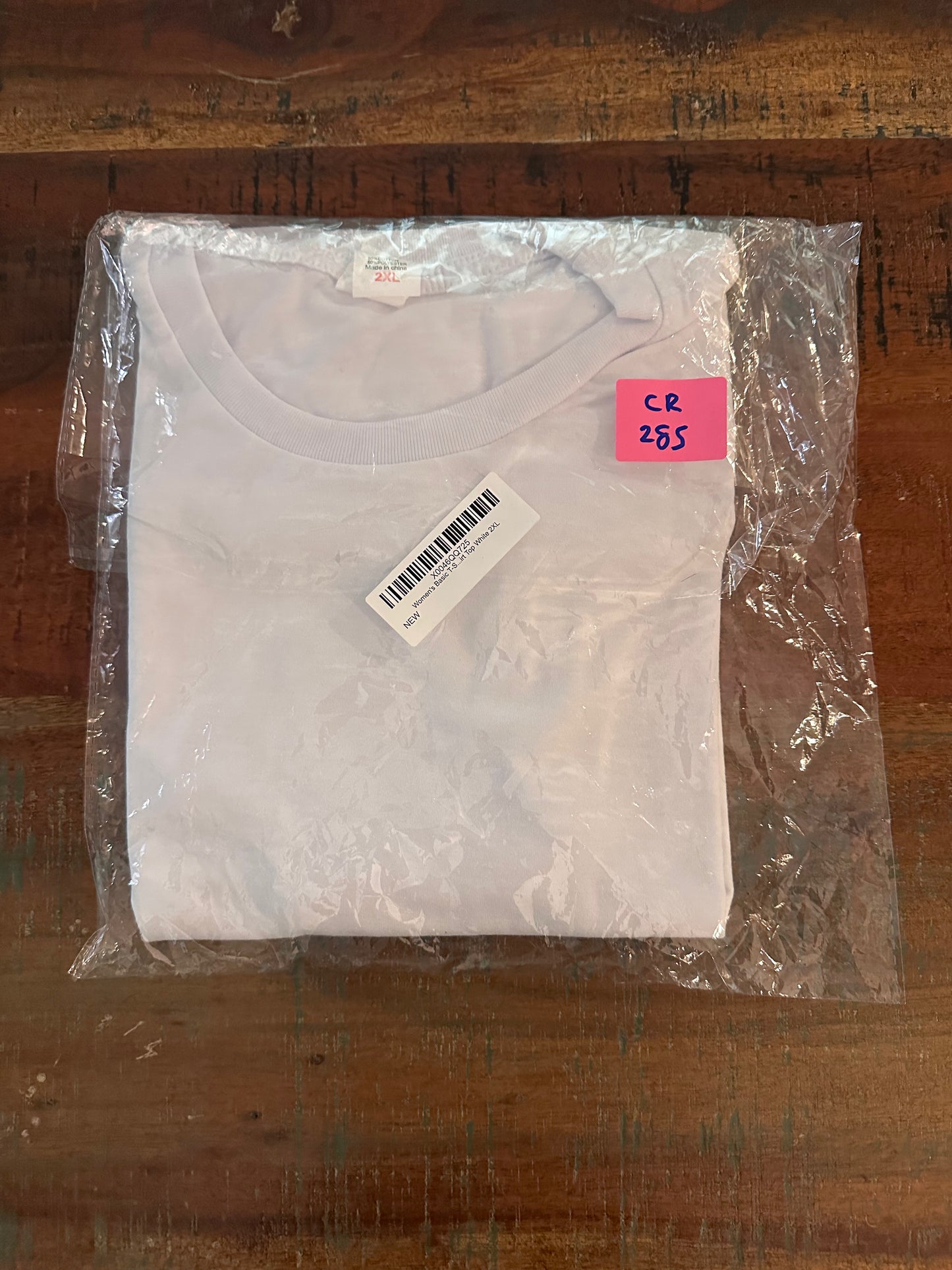 Womens Short Sleeve Crewneck T Shirt, Solid Basic Tee, Casual Summer Loose Fit (Size 2X)