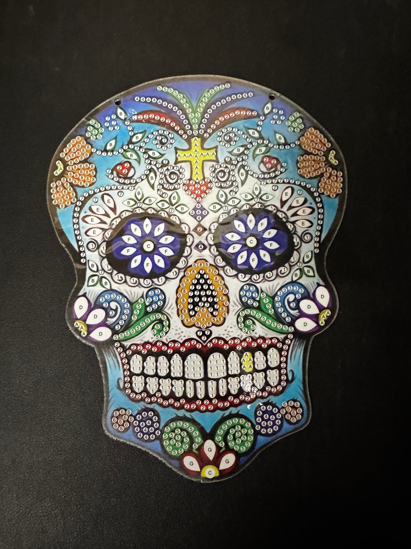 Diamond Painting Hanging Pendant Kit 5D DIY Diamond Painting Dots Acrylic Pendant Diamond Painting Art Sea Animal Octopus Diamond Painting Pendant for Home Xmas Decor Gift (HSQ028)