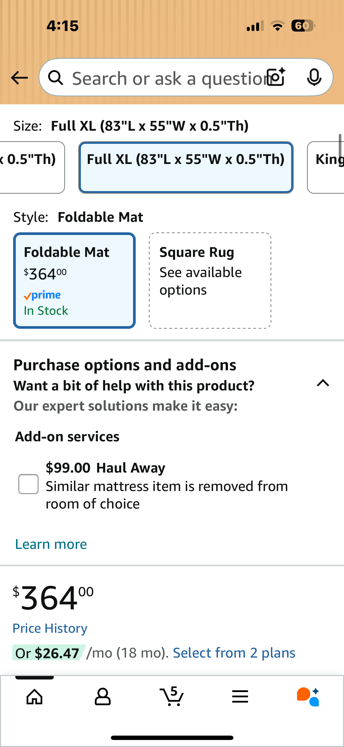 FULI Japanese Tatami Mattress, Tatami Rug, Igusa Mat (Japanese Rush Grass) Foldable, Made in Japan (Natural, Full XL) (B1132)