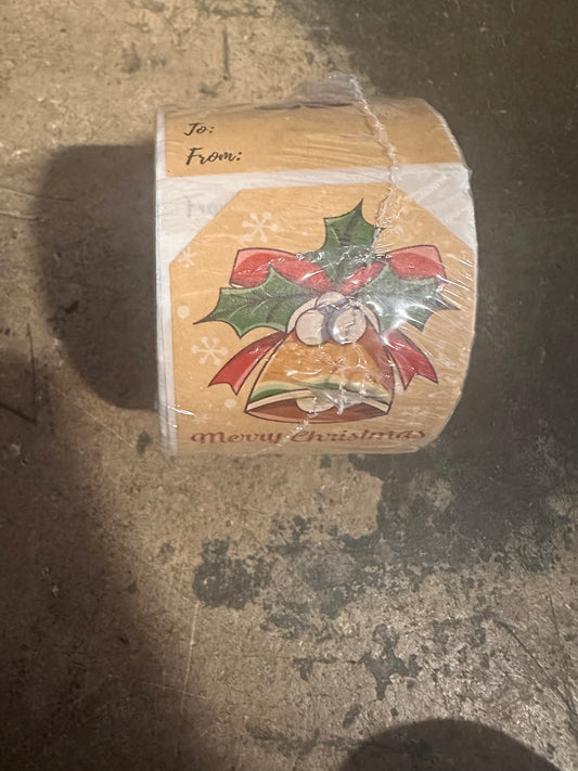Christmas Gift Tags Label Roll