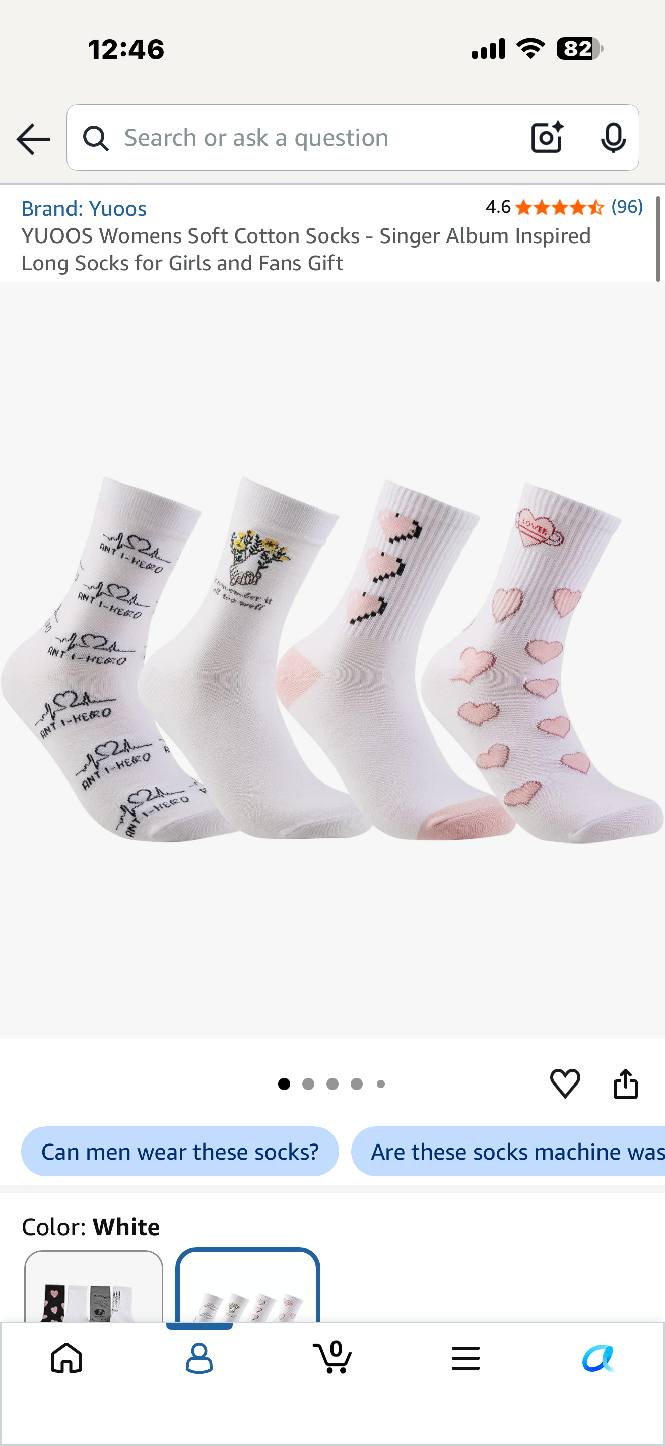 Taylor Swift Album Socks
