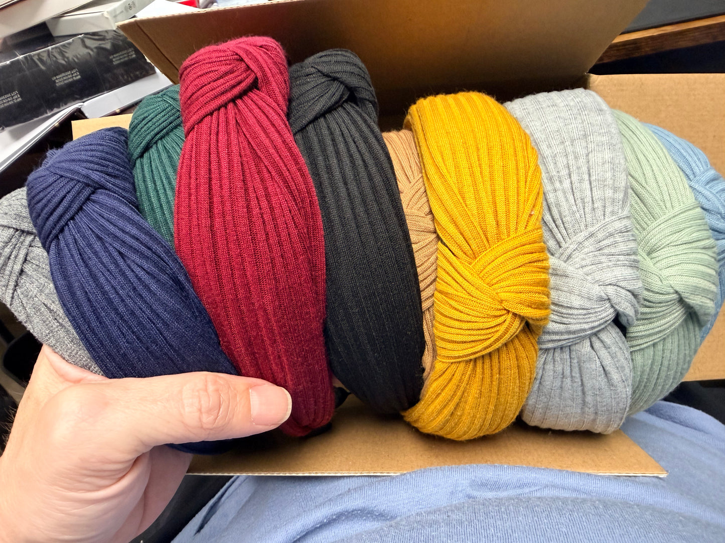 10-Pack Knotted Headbands