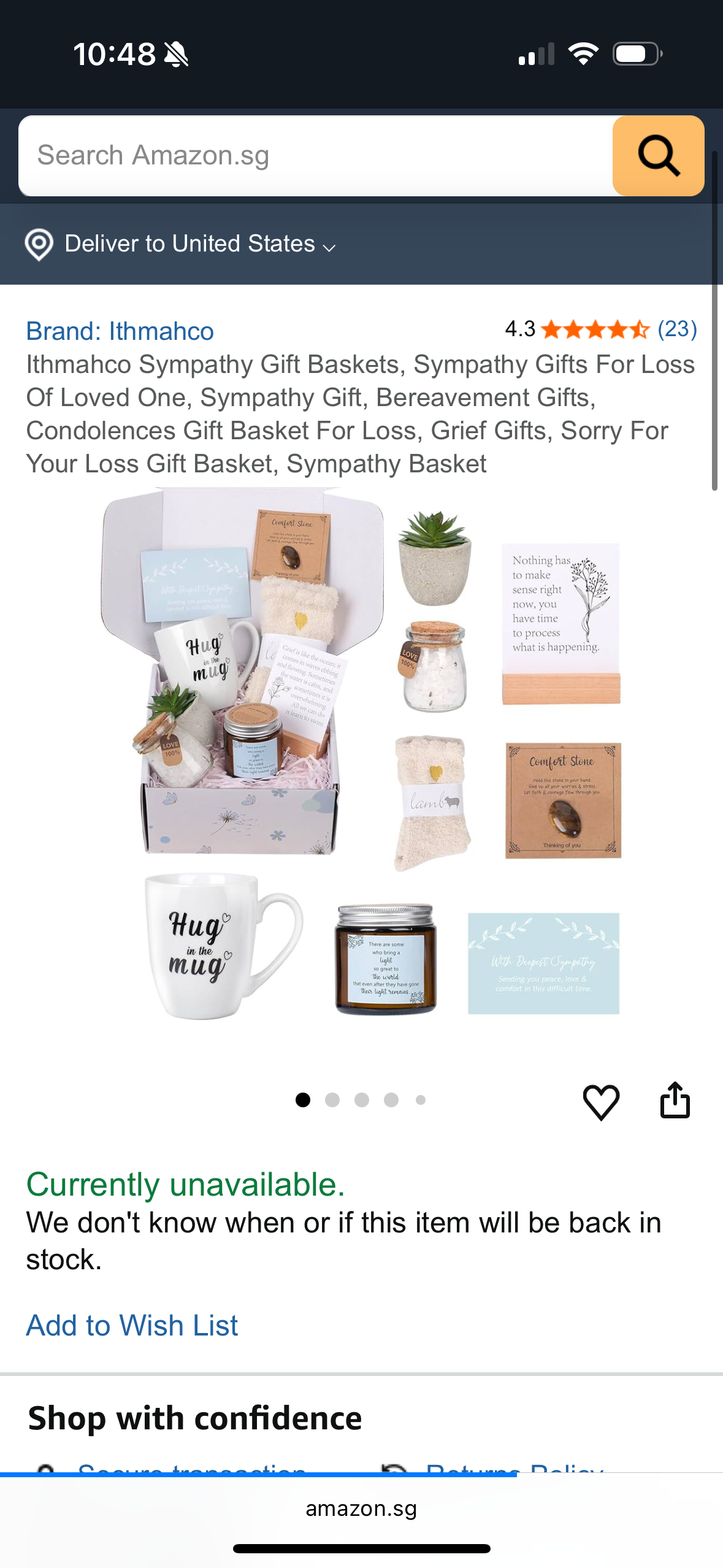 Sympathy Gift Baskets, Sympathy Gifts For Loss Of Loved One, Sympathy Gift, Bereavement Gifts, Condolences Gift Basket For Loss, Grief Gifts, Sorry For Your Loss Gift Basket, Sympathy Basket