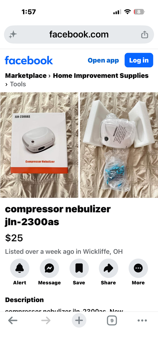 compressor nebulizer jln-2300as