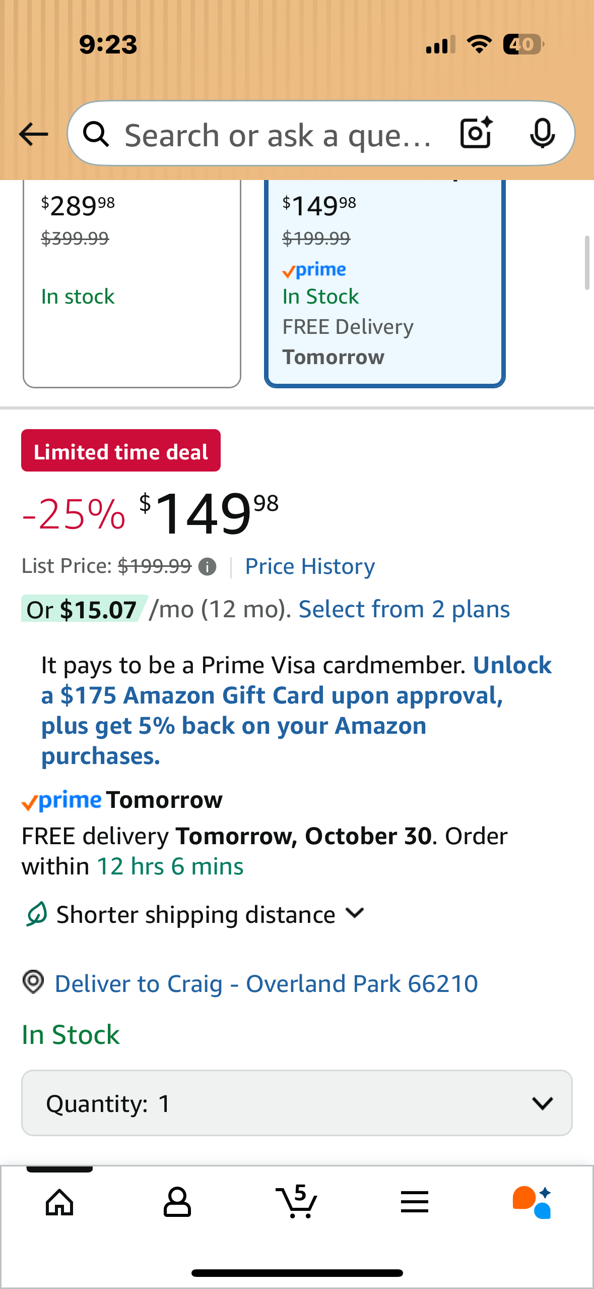 Adjustable Dumbbell, Single Free Weight, Adjustable 52.5 lbs, 15 in 1, Gym Equipment for Home Strength Training (W530)