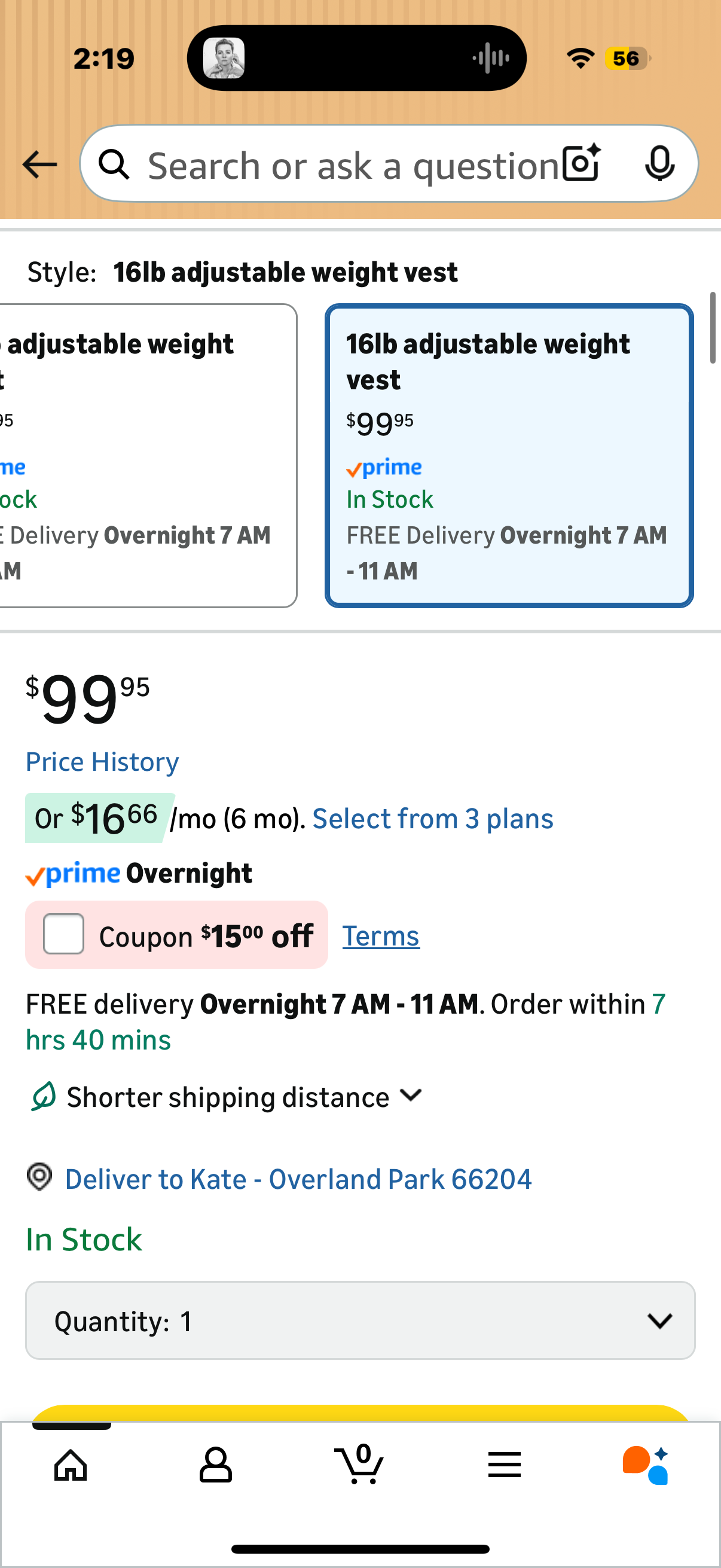 Empower Weighted Walking Vest for Women – Strengthen Muscles, Boost Bone Health, and Burn More Calories, fixed 8lbs, adjustable (4in1) 4-10lbs or (4in1) 10-16lbs