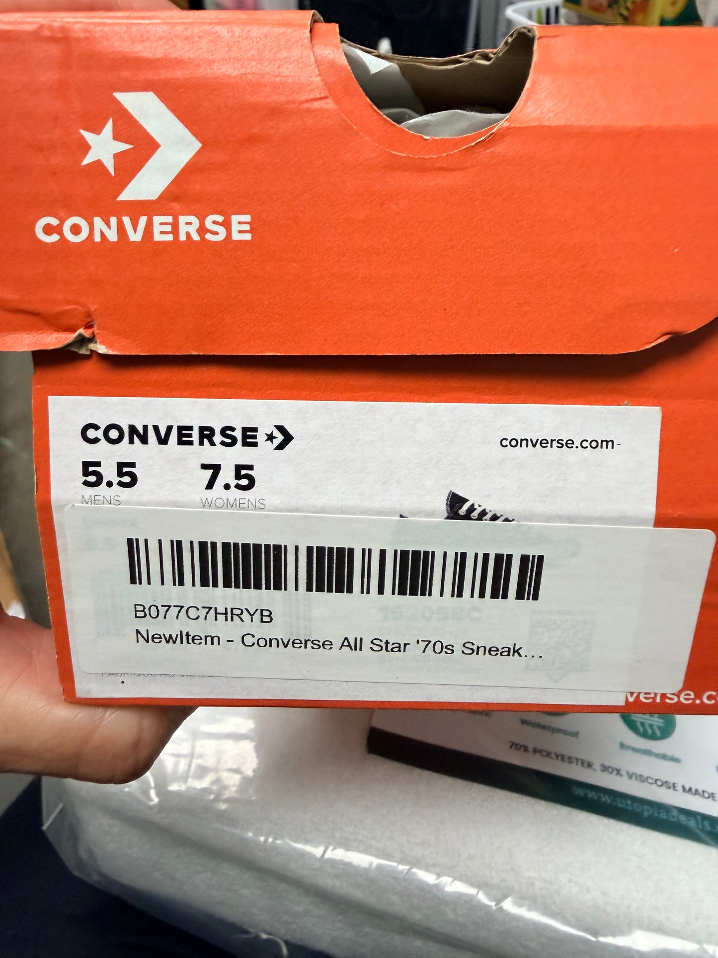 Converse Chuck Taylor All Star Low Top Sneaker (Women’s 7.5)