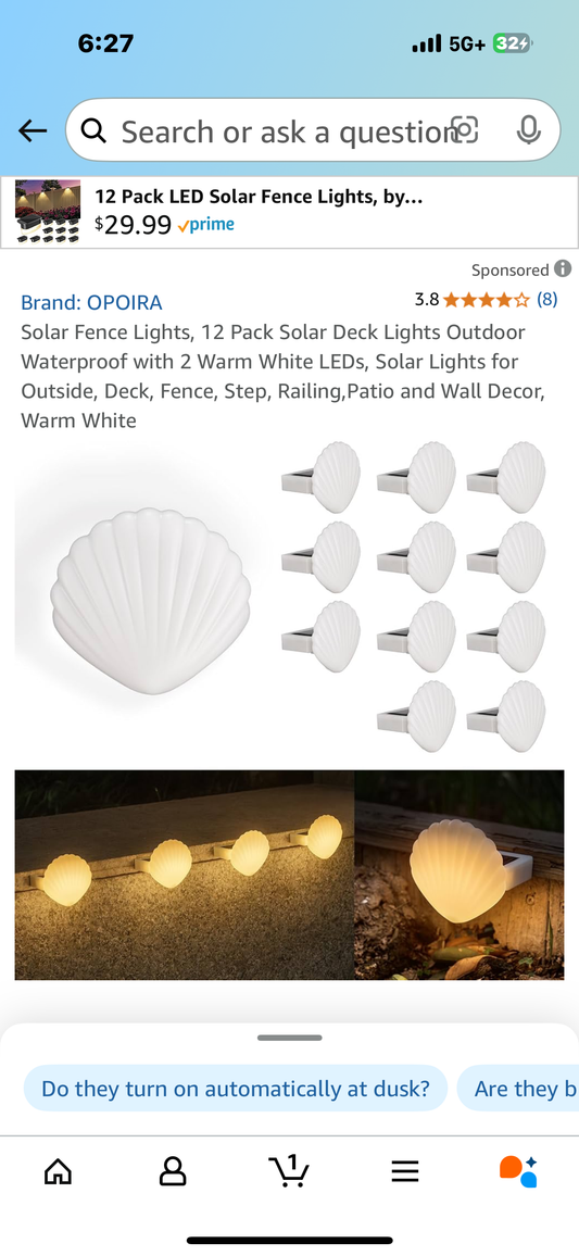 Solar Fence Lights, 12 Pack Solar Deck Lights Outdoor Waterproof with 2 Warm White LEDs, Solar Lights for Outside, Deck, Fence, Step, Railing,Patio and Wall Decor, Warm White