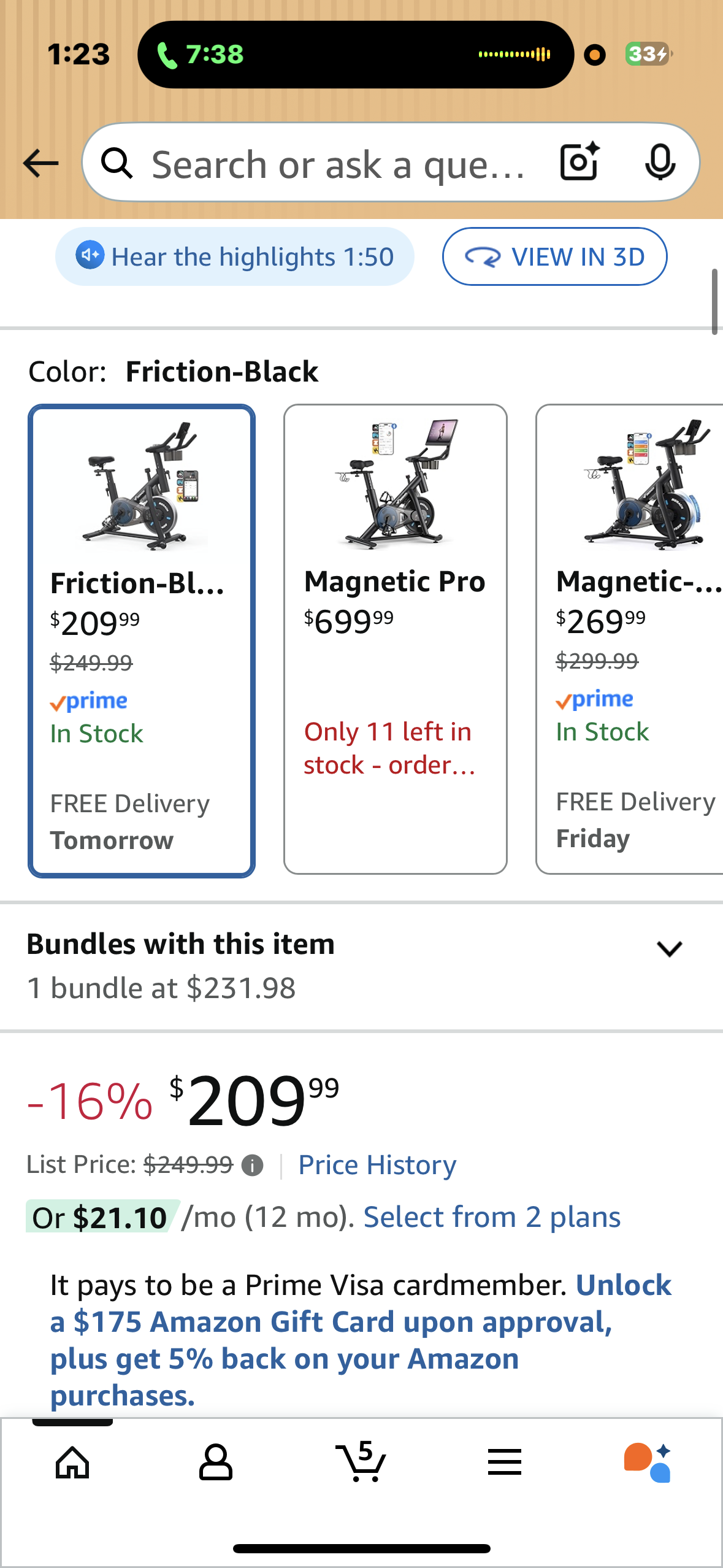 MERACH Exercise Bike, Stationary Bike with Exclusive App, Low Noise Indoor Cycling Bike with 300lbs Weight Capacity, Tablet Mount (W534)