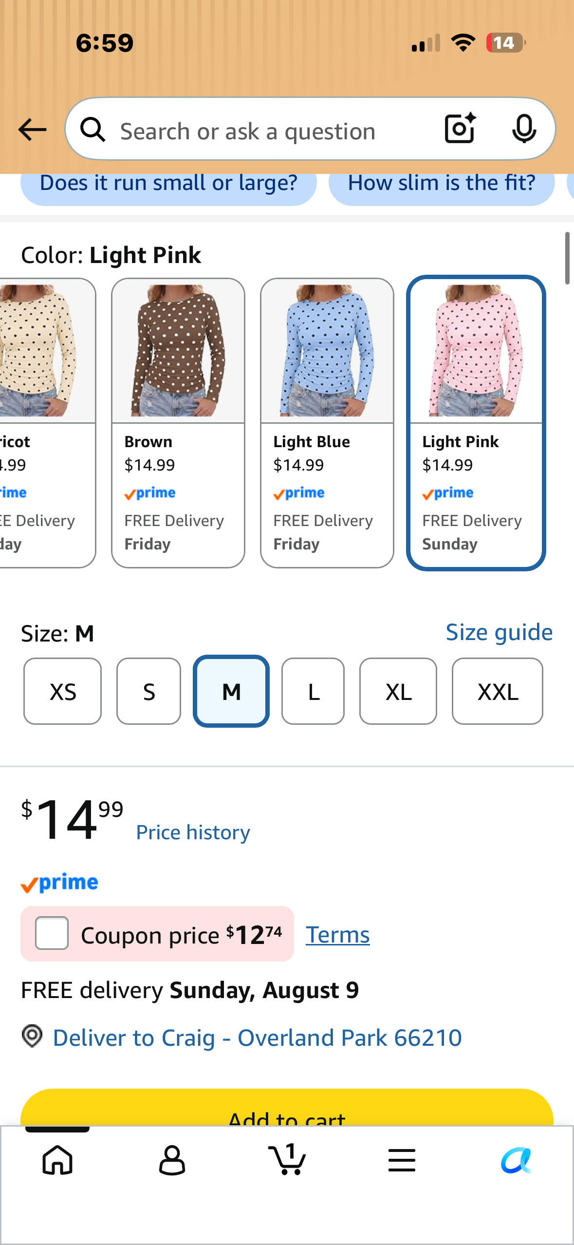 Tankaneo Women’s Polka Dot Long Sleeve T-Shirt, Boat Neck, Slim Fit Top, Trendy, Street, Casual, Lightweight, Layering Tops, Fitted, Polka Dot Prints (Size Medium)