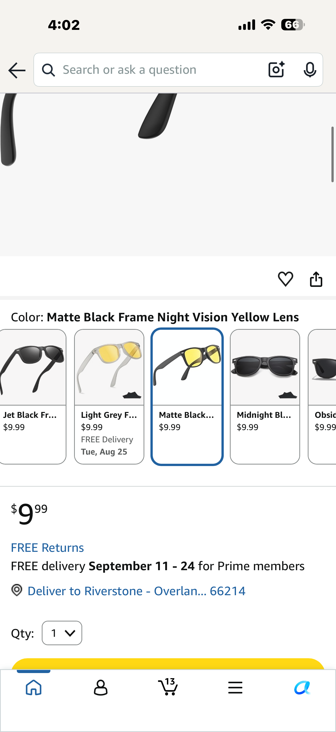 Polarized Sunglasses for Men Women Retro Square Frame UV Protection