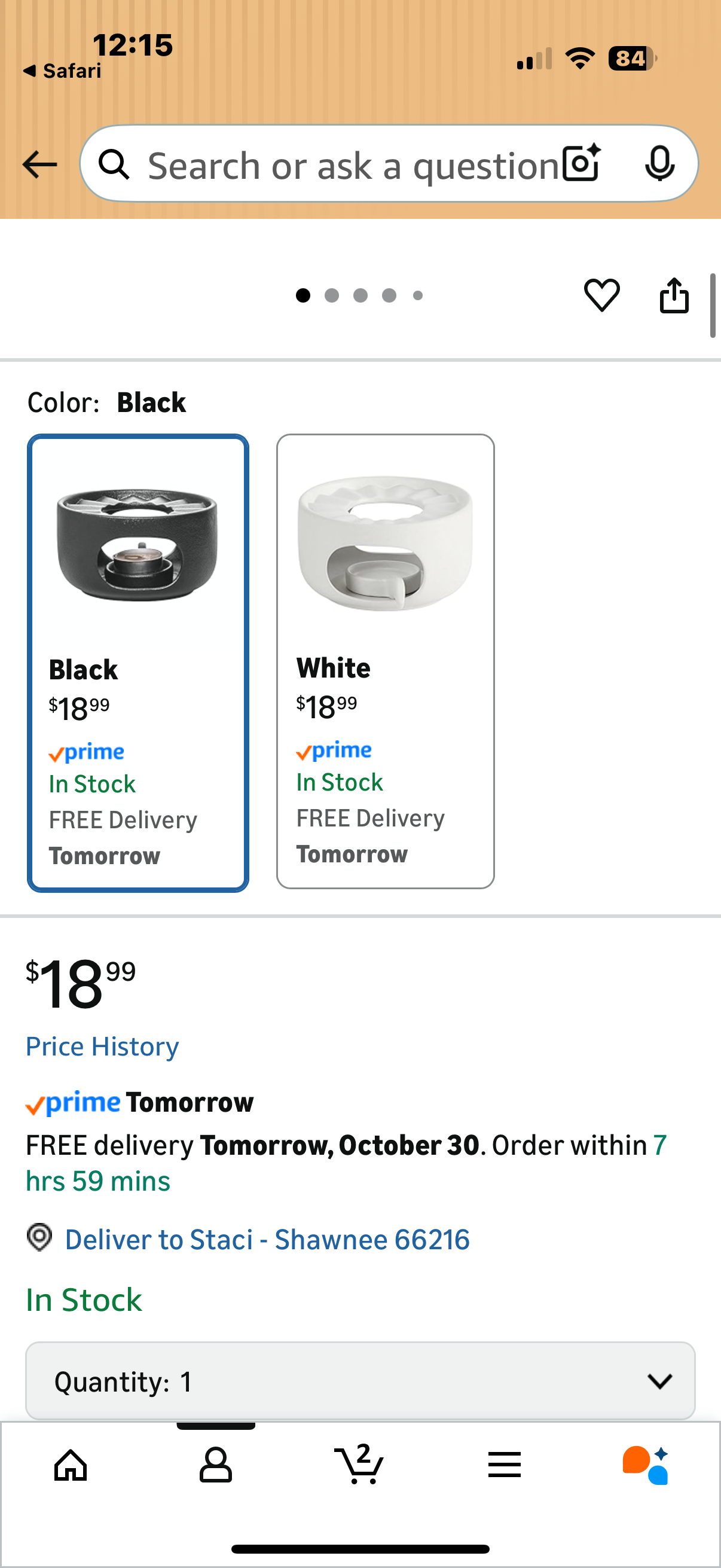 Ceramic Teapot Warmer with Spoon Coffee and Milk Tea Warmer with Candle Hold for Glass and Ceramic Teapot Warmer Base Heating for Heating Tea Coffee Tea Warmer for Teapot (Black)