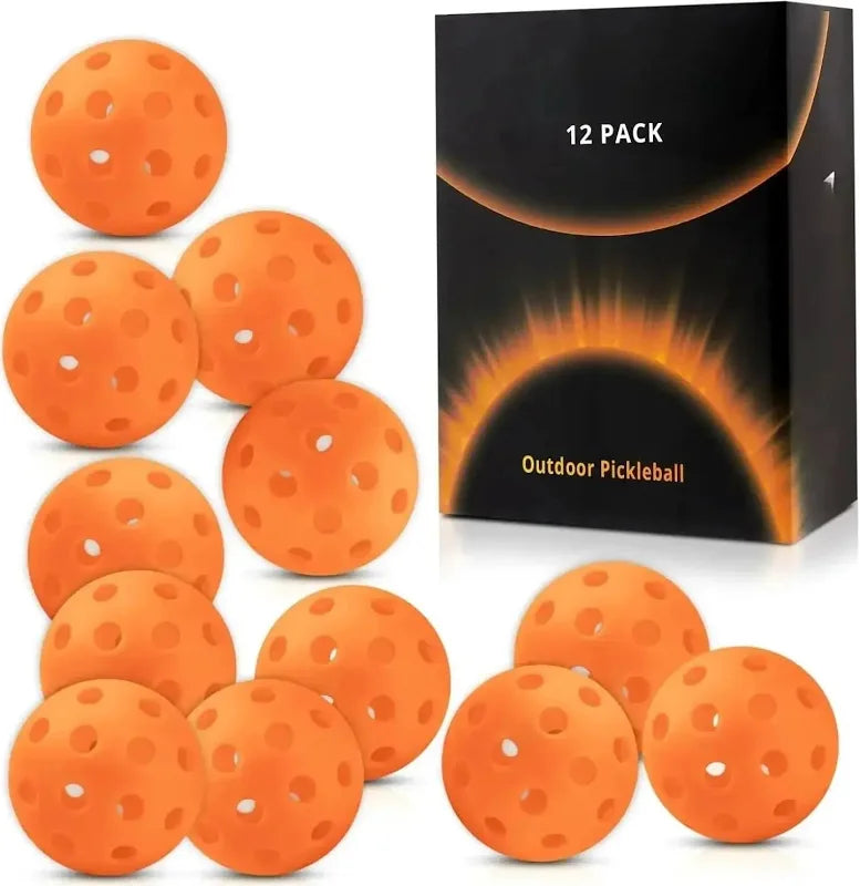 YOTIGER Pickleball Balls, 12 Pack, High Visibility & Bounce, Durable for All Skill Levels