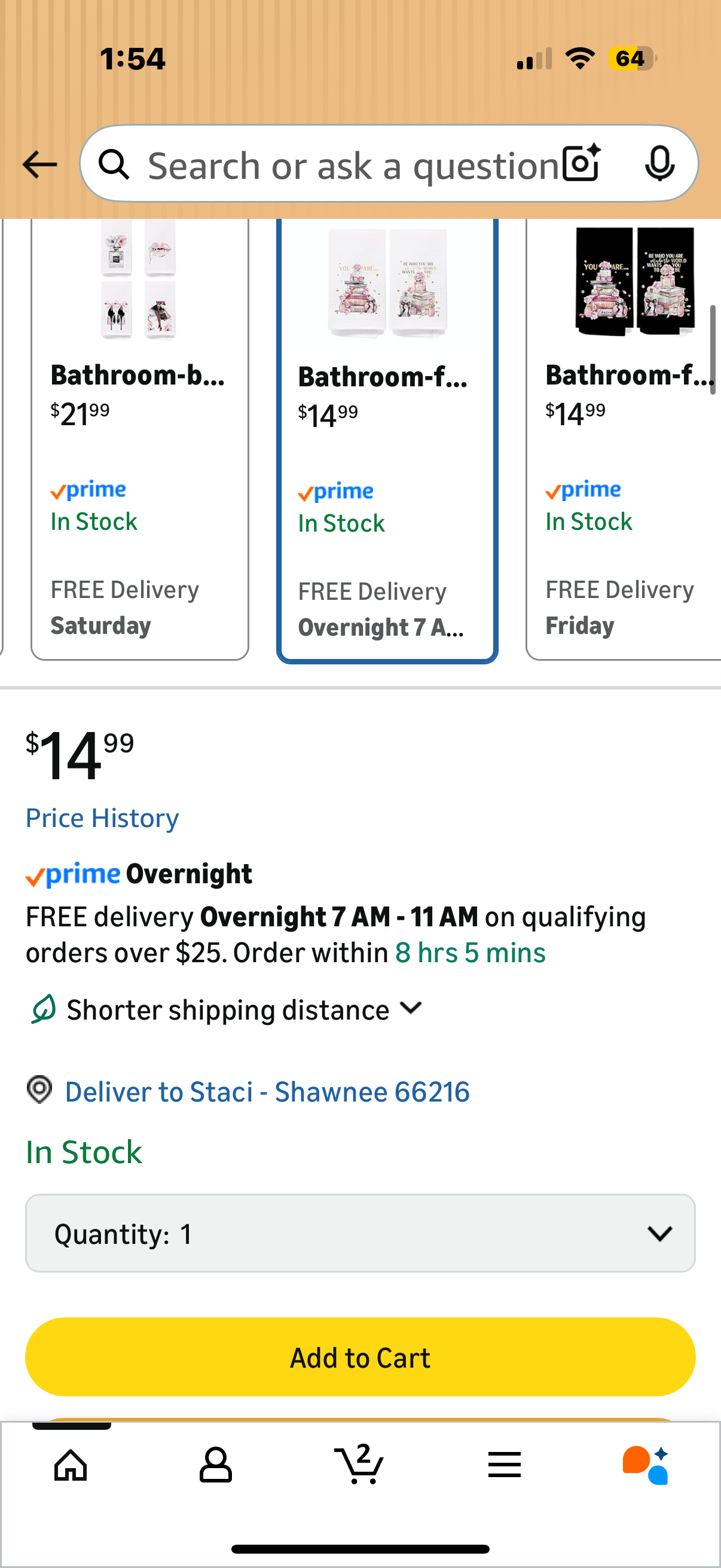 Pink Kitchen Towels Set of 2, Fashion Book Art Decorative Hand Towels for Bathroom, Girls Decor, Dish Tea Towels, Modern Kitchen Decor, 16x24 Inches