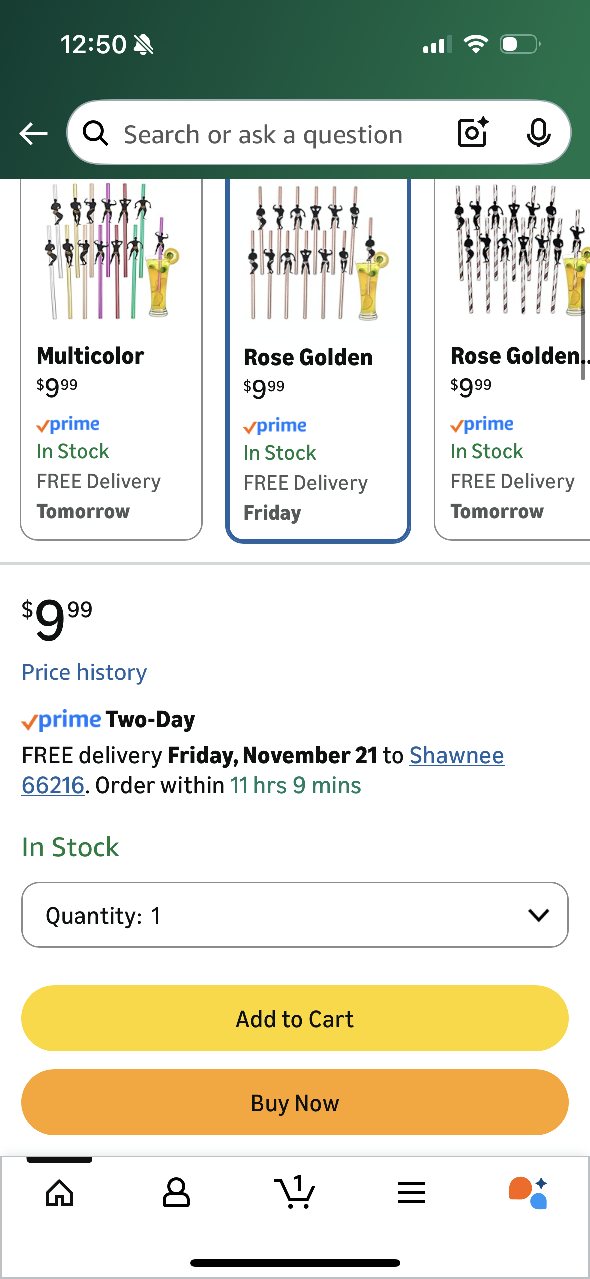 30 Pcs Disposable Paper Straws, 7.7-inch Bachelorette Party Straws, Fun Party Decoration, Birthday Bridal Shower or Bachelor Party Supplies (Rose Golden)