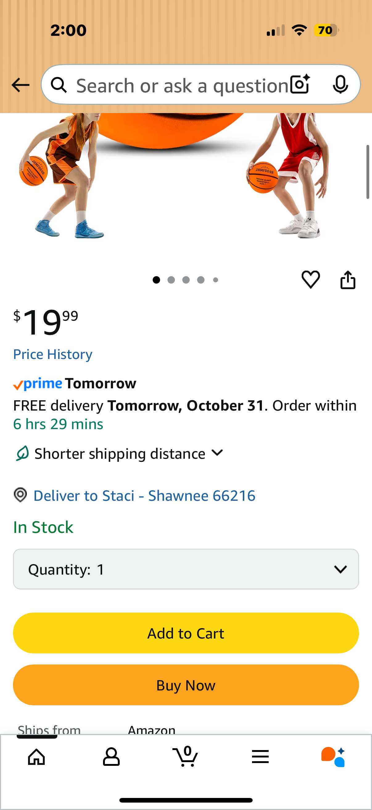 Indoor Silent Basketball Size 7, 29.5" Ultra Quiet Grooved Airless Soft Foam Basketball with Mesh Bag for Youth, No Sound Silent Basketballs for Dribbling & Shooting