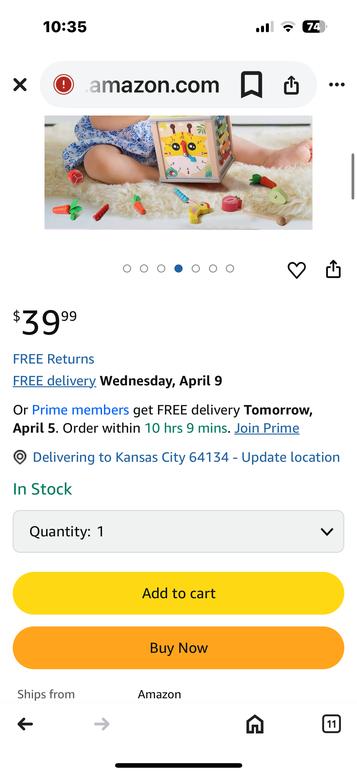 BESTAMTOY 6 in 1 Wooden Activity Cube, Montessori Baby Toys for 3 Year Old, Sorting & Stacking Board, Montessori Early Educational Toys, Boy and Girl Birthday Gift