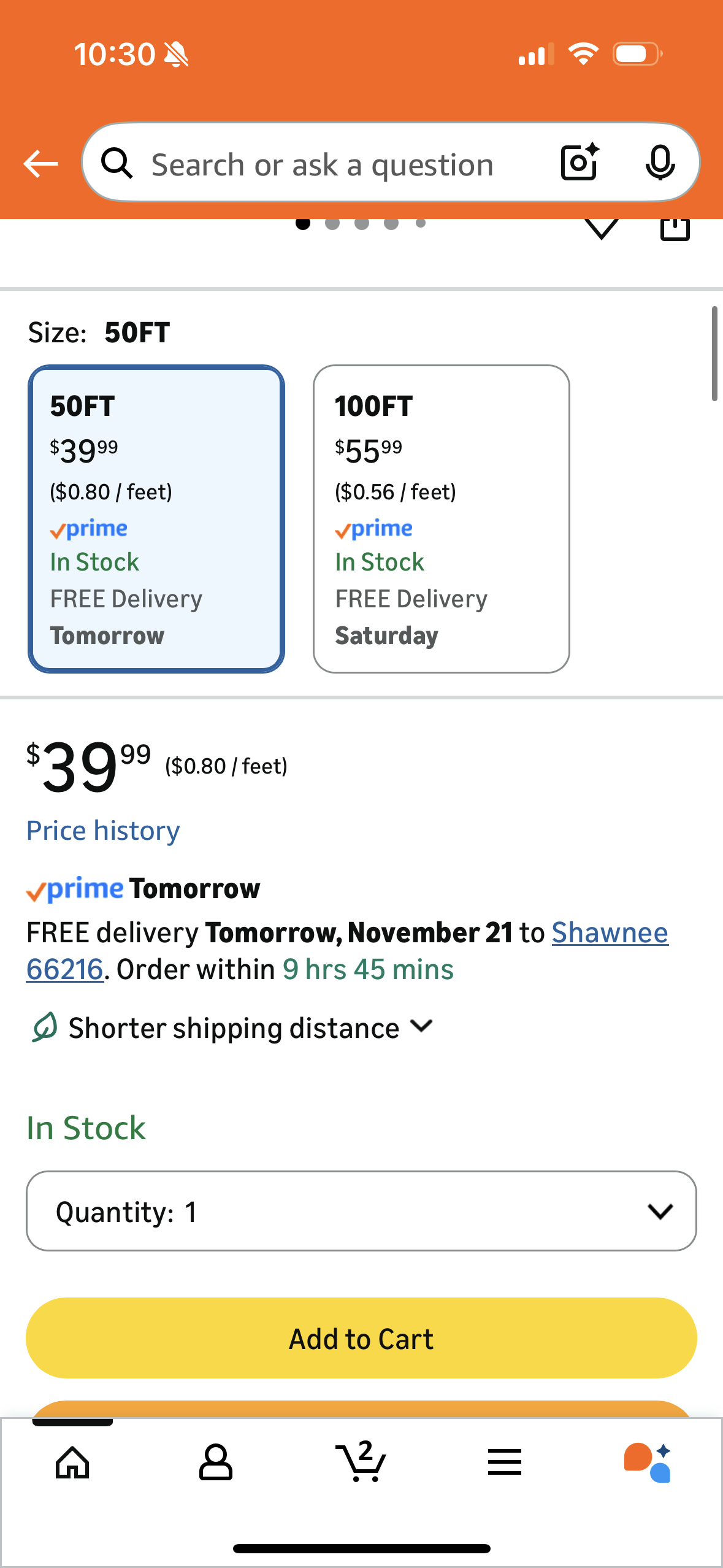 Metal Garden Hose 50 FT, Stainless Steel Hose, Water Hose with 10 Function Nozzle, No Kink & Tangle, Easy to Use & Store, Heavy Duty Lightweight Outdoor Hose