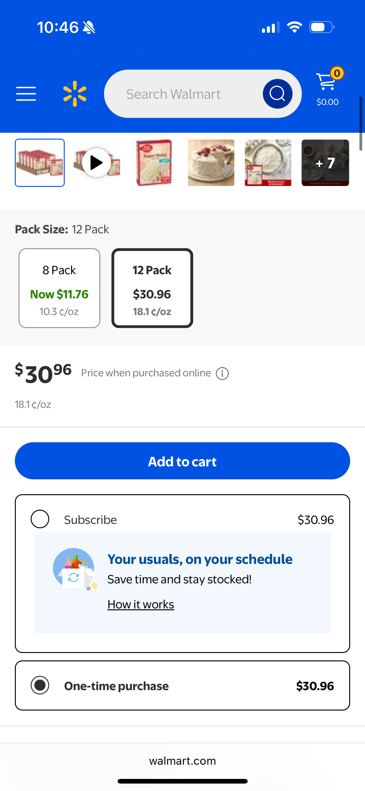 (12 pack) Betty Crocker Favorites Super Moist White Cake Mix, Holiday Baking, 14.25 oz