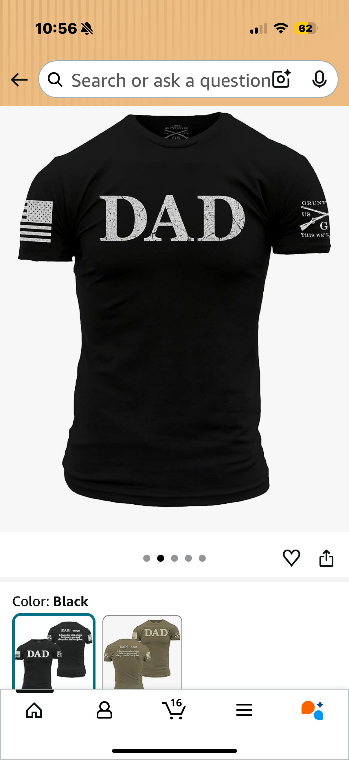 Grunt Style Dad Defined Men's T-Shirt (Size XL)