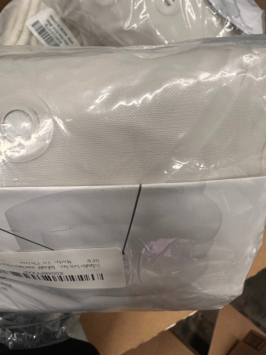 Sparkly White Glitter Heat Transfer Vinyl HTV for Tshirt 2 Sheets,12 inches by 20 inches/Sheet