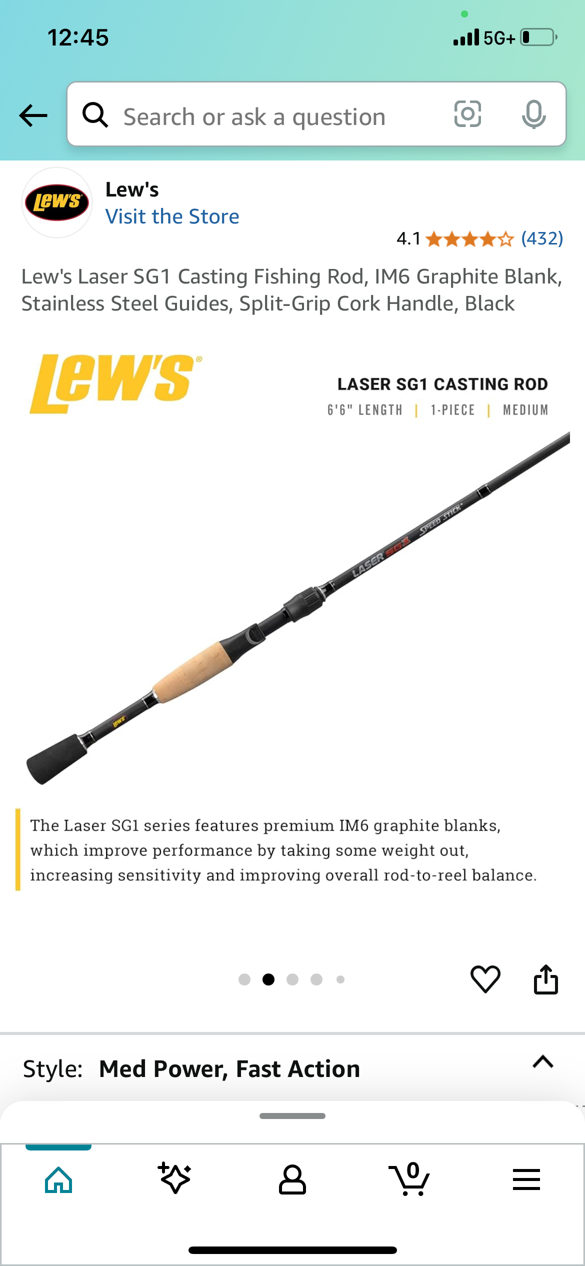 New - Casting Fishing Rod/Pole (G695)