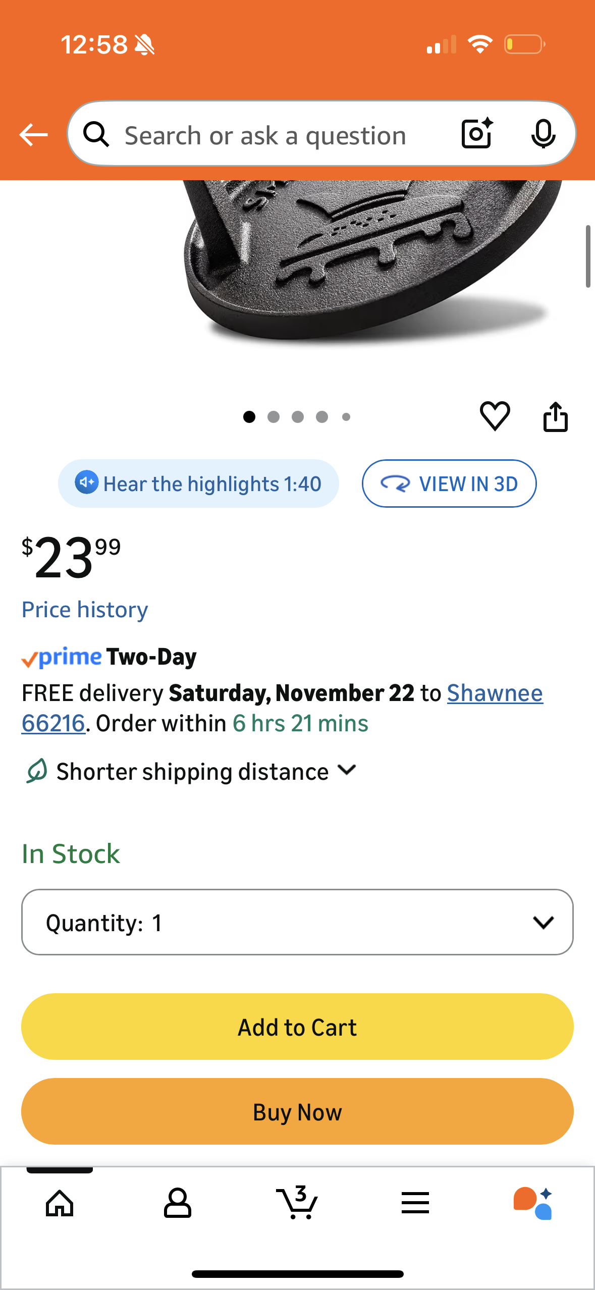 SMASHER KING™ - Premium Cast Iron Smash Burger Press incl. 25 pcs of Patty Paper, Burger Smasher for Griddle with Black Wood Handle, Perfect Hamburger Press