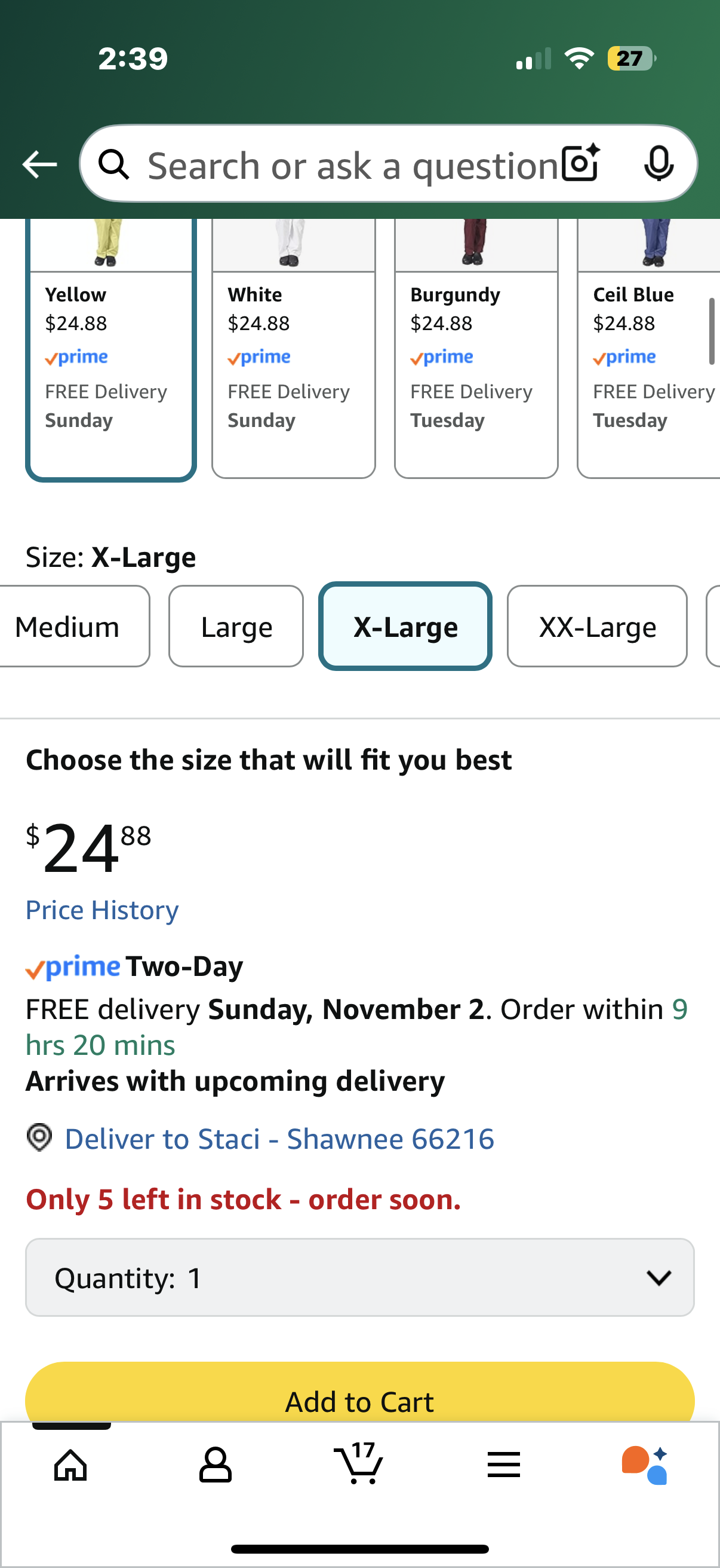 Natural Uniforms Unisex Scrub Set-Top and Pant Set (Standard Workwear Scrub Set (Size XL)