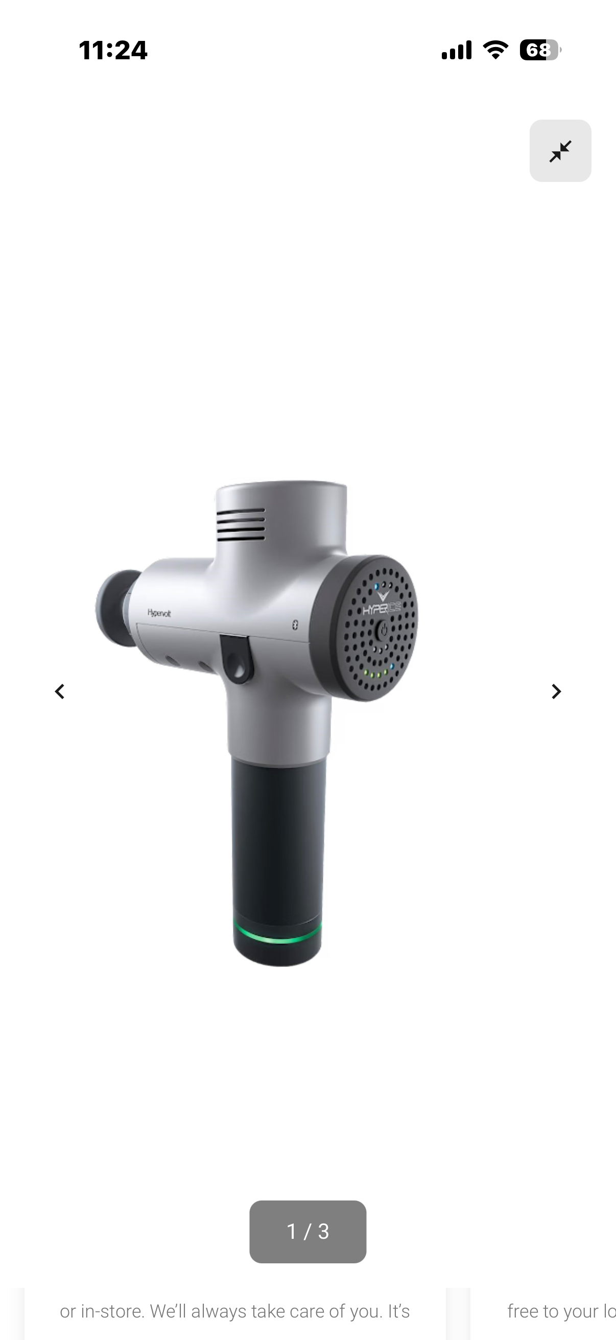 Hyperice  Hypervolt Handheld Percussion Massage Device