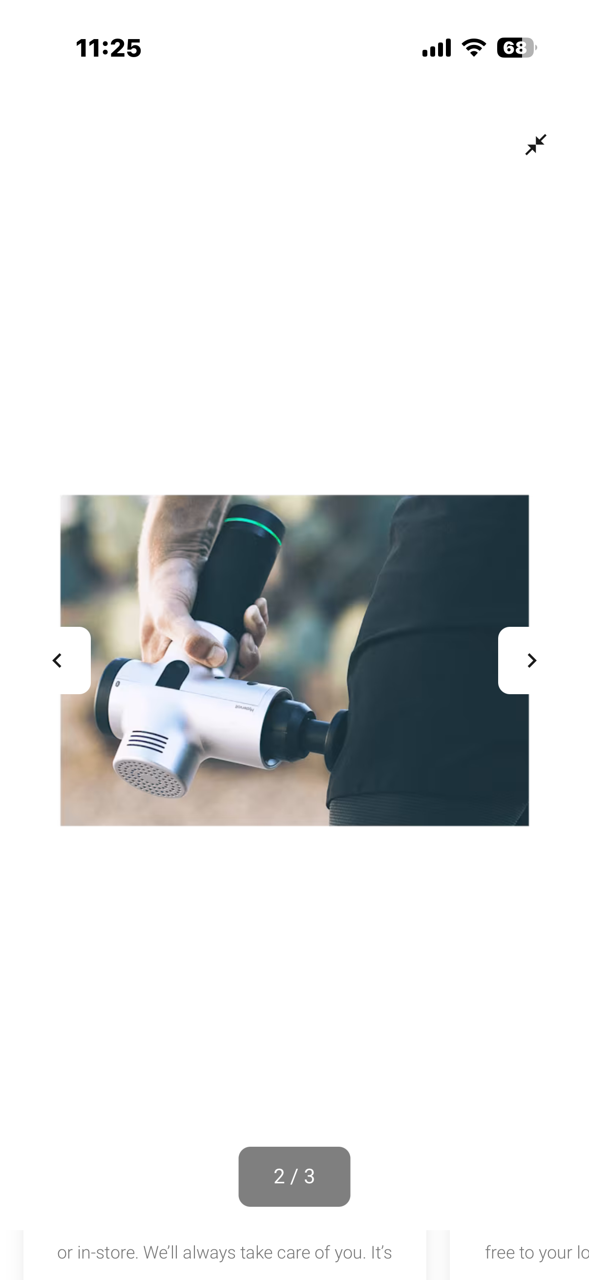 Hyperice  Hypervolt Handheld Percussion Massage Device