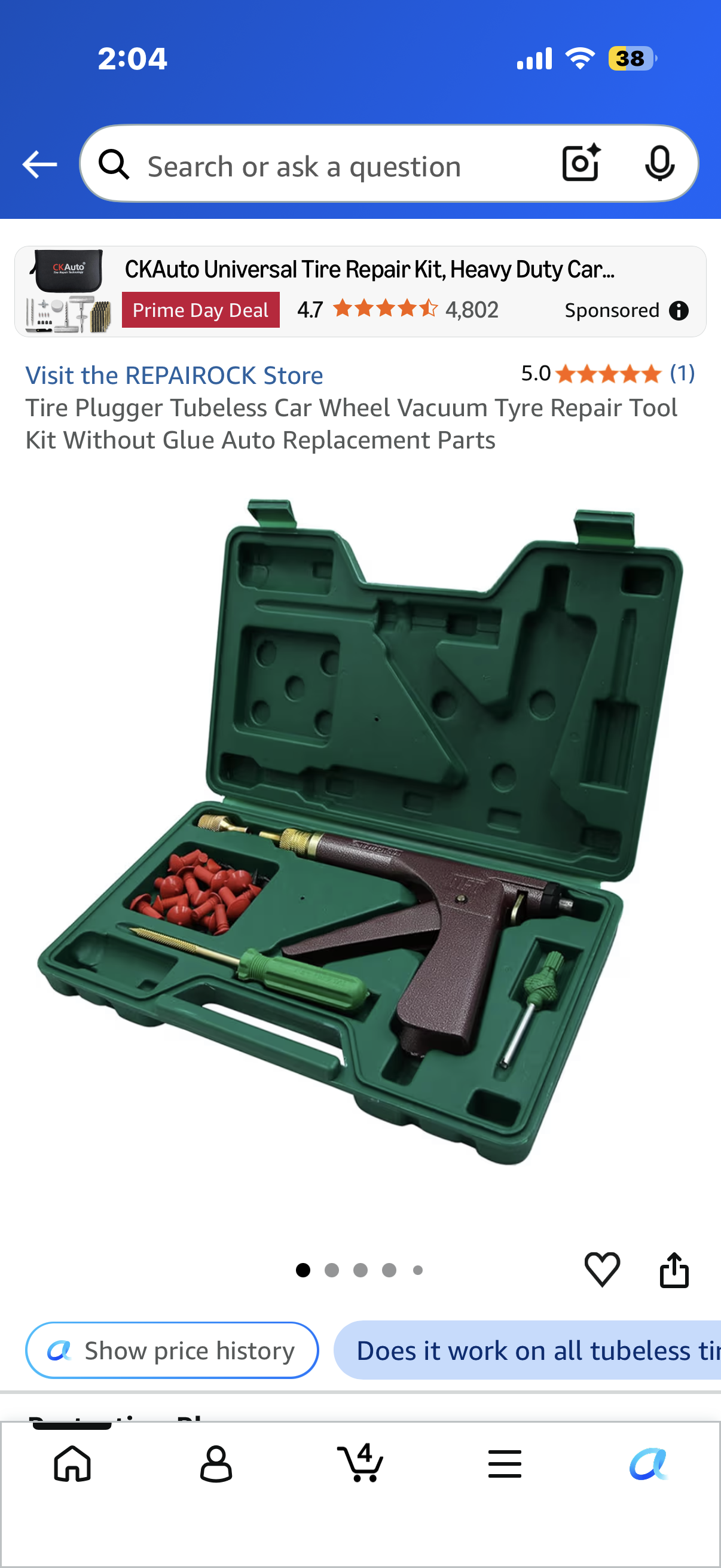 Tire Plugger Tubeless Car Wheel Vacuum Tyre Repair Tool Kit Without Glue Auto Replacement Parts