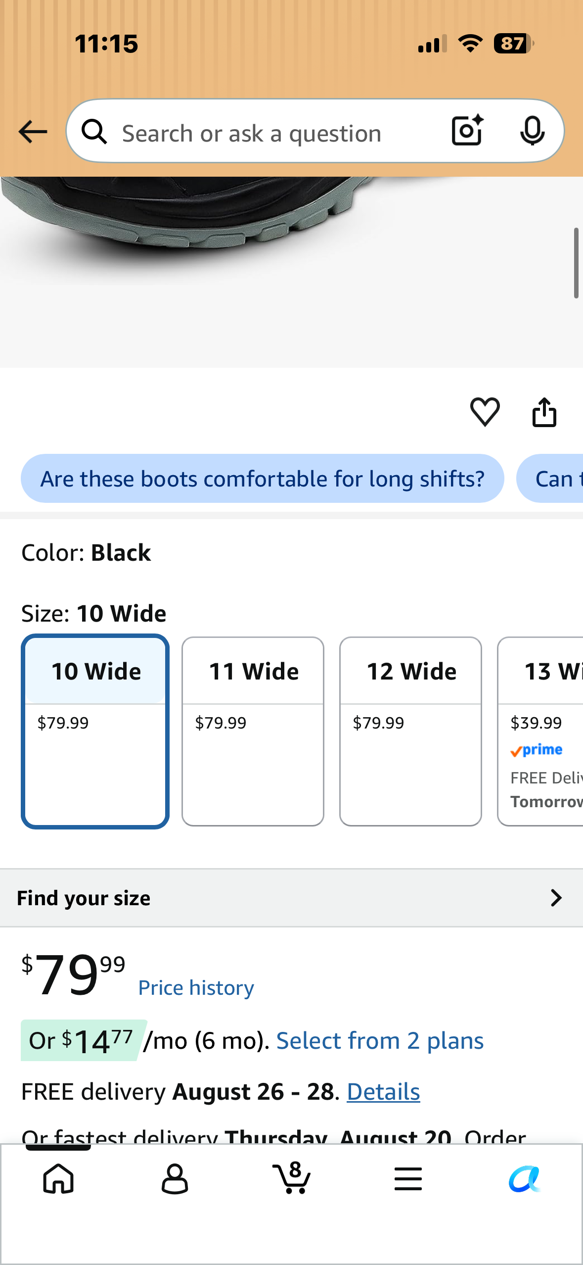 Waterproof Steel Toe Boots for Men - 6" Leather Mens Work Boots, Slip-Resistant, Puncture Proof Midsole, Indestructible Construction Boots, Ideal for Construction & Industrial Use (Men’s 10.5 Wide)