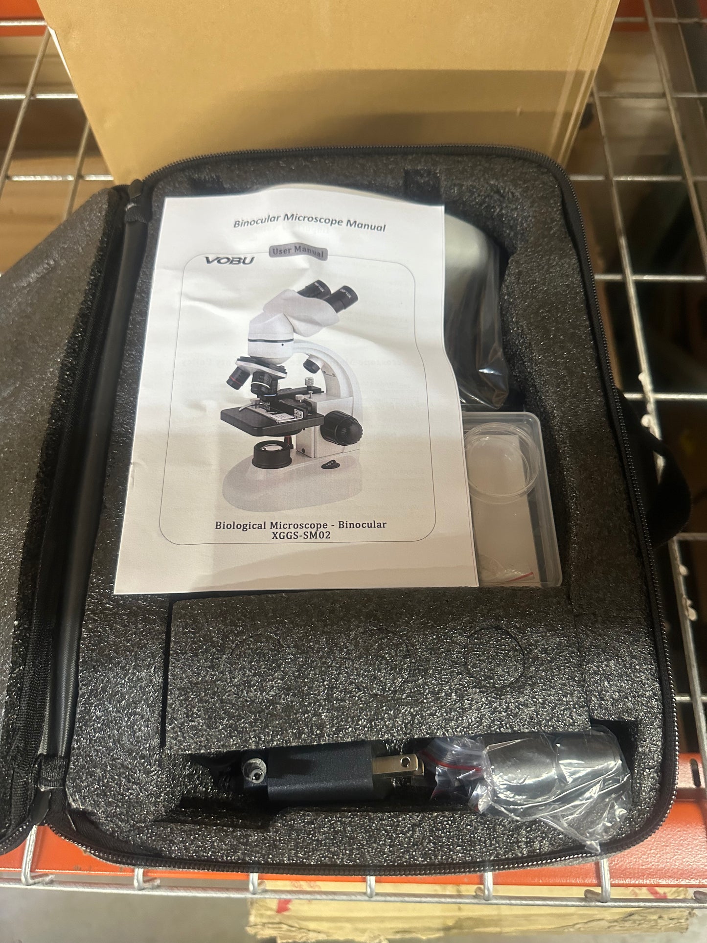 Binocular Microscope with WF10x/25x Eyepieces, 40X-2000X Magnification, Up/Down LED,with a Experiment Kit & Phone Adapter, Suitable for Labs, Schools, and Home Education