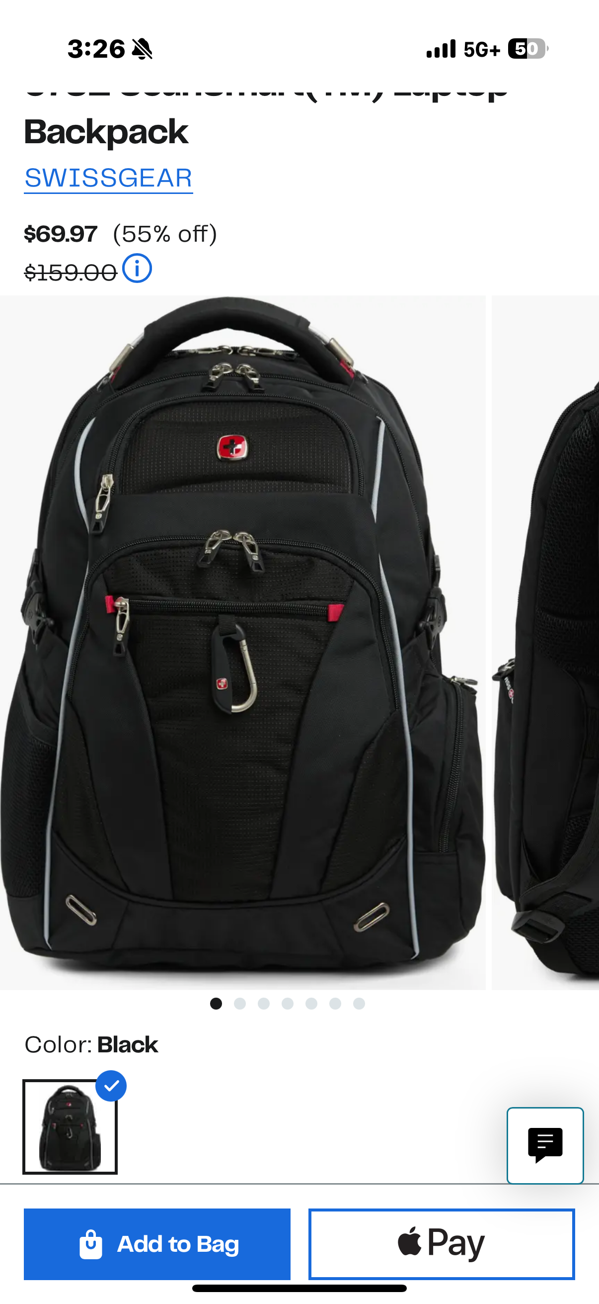 Swiss Gear 6752 ScanSmart(TM) Laptop Backpack