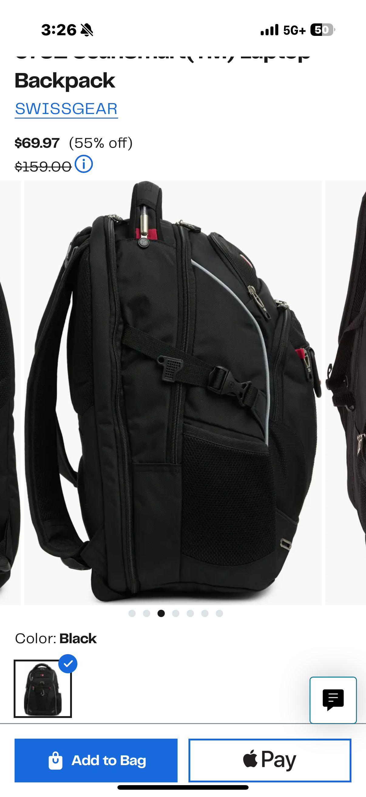 Swiss Gear 6752 ScanSmart(TM) Laptop Backpack