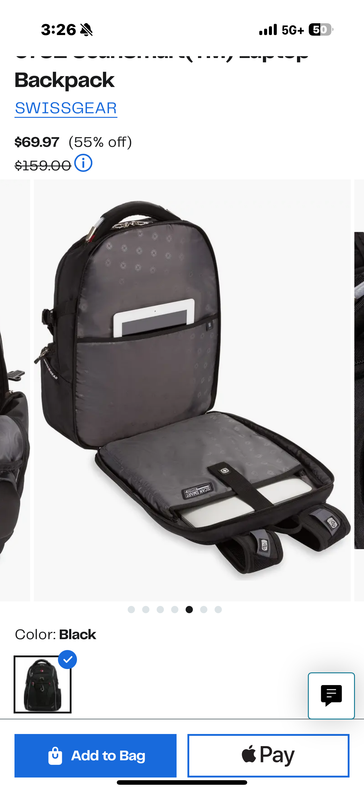 Swiss Gear 6752 ScanSmart(TM) Laptop Backpack