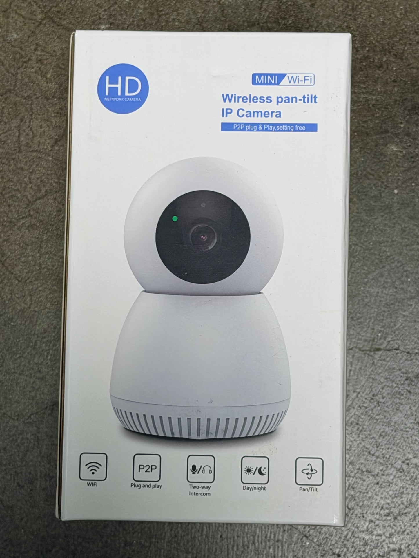 HD Network Camera Mini Wi-Fi Wireless Pan Tilt IP Camera
