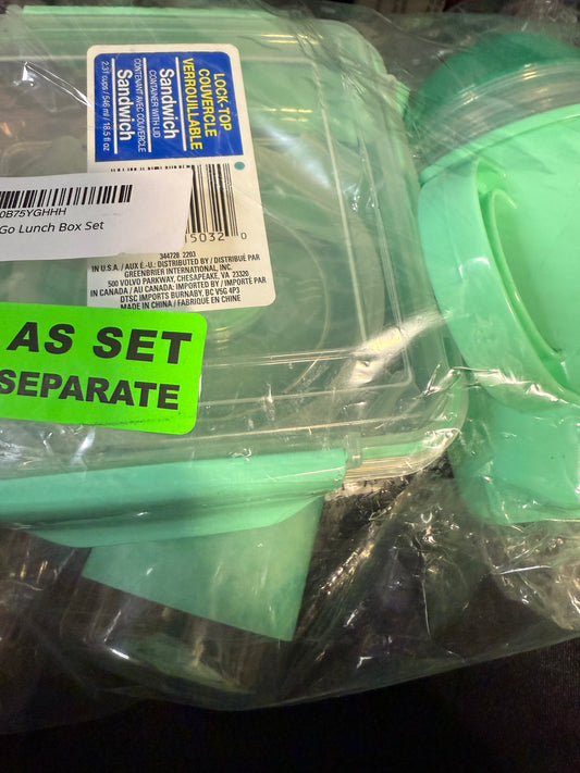 5pc On-The-Go Lunch Box Set