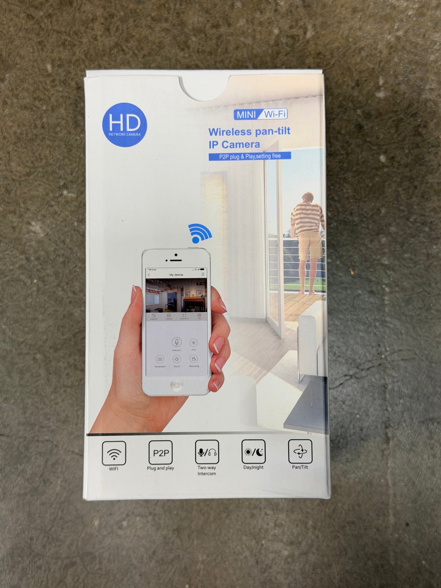 HD Network Camera Mini Wi-Fi Wireless Pan Tilt IP Camera