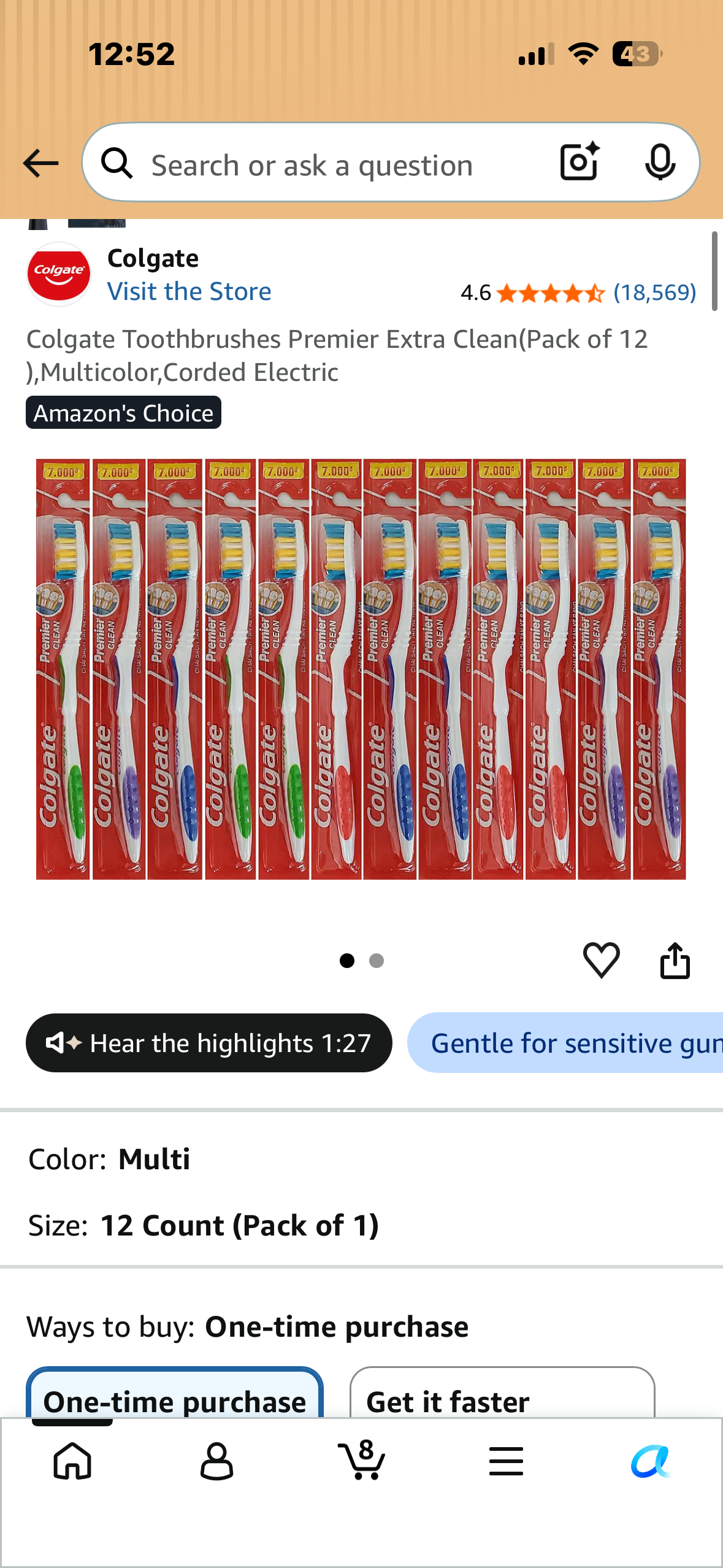 Colgate Toothbrushes Premier Extra Clean(Pack of 12 ),Multicolor